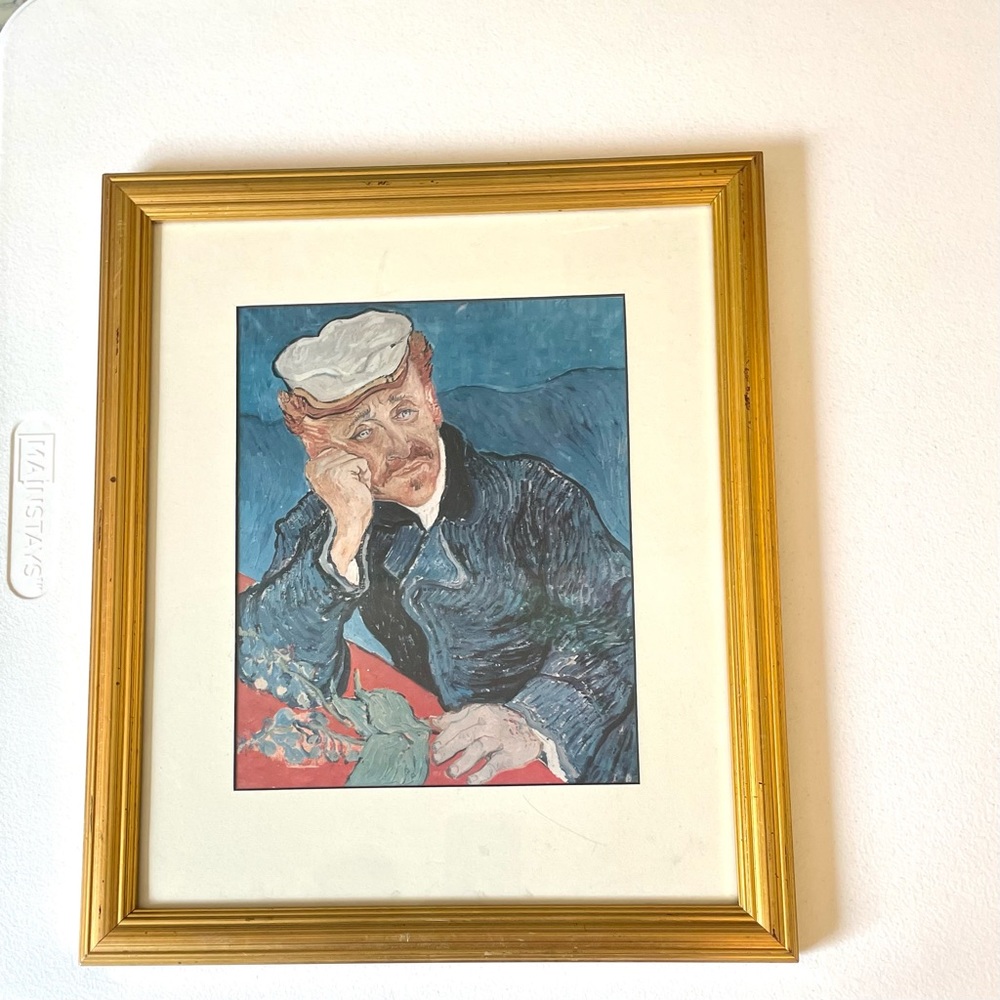Portrait of Dr. Gachet.
Painted after Van Gogh.